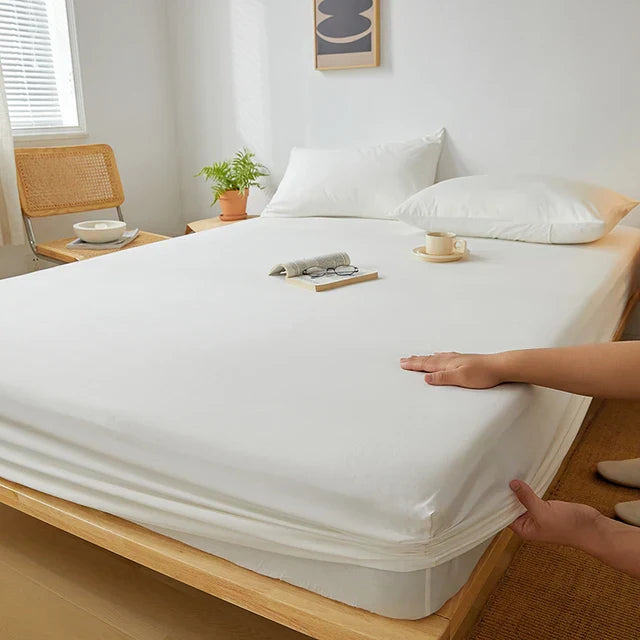 Fitted Bedsheet Rich Cotton White
